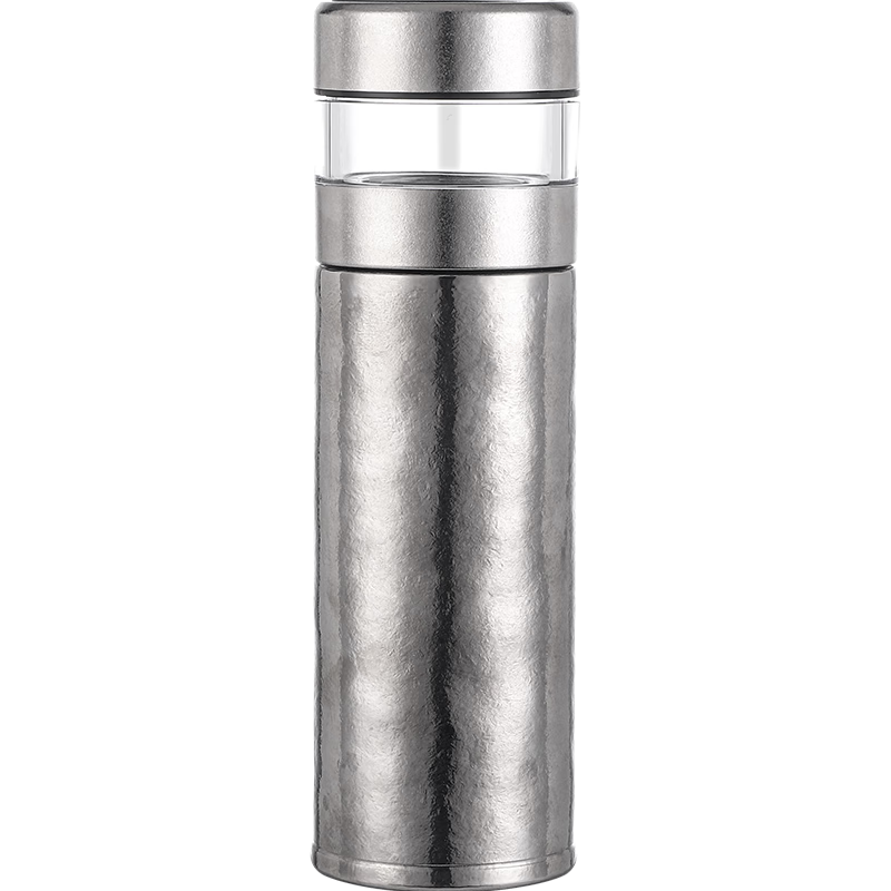 KSK大容量智能显温钛杯茶水分离保温杯